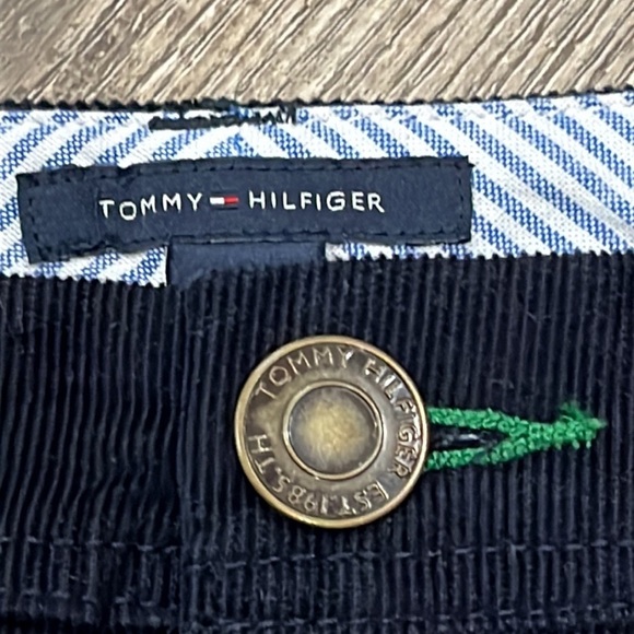 Tommy Hilfiger Corduroy Mini Skirt Sz 10 Academia Preppy Ivy League Retro Rory - Picture 12 of 13